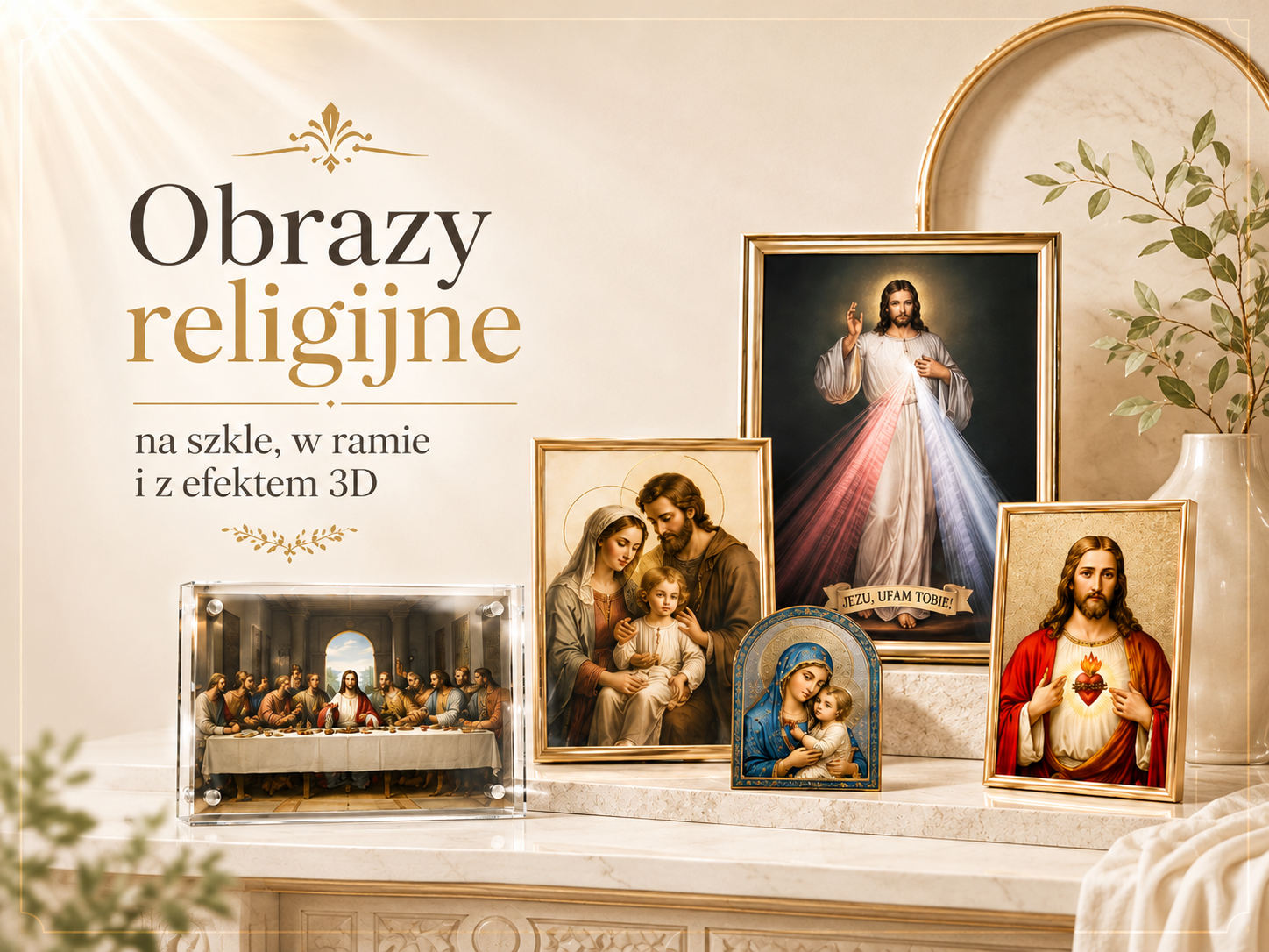 Obrazy i obrazki religijne – wizerunki Chrystusa, Matki Bożej i Aniołów – e-swiece.pl